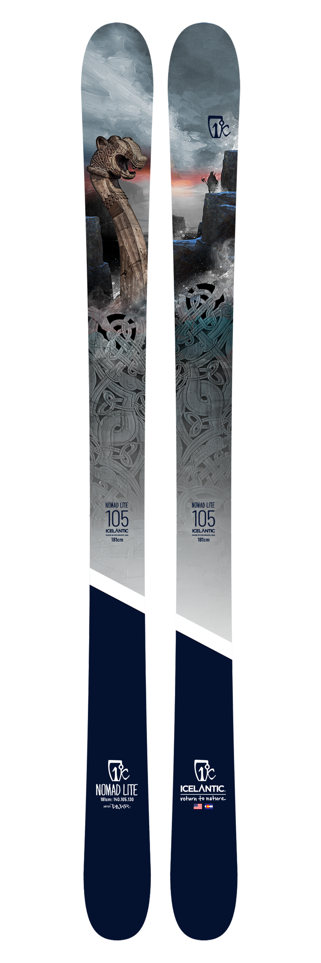 Горные Лыжи Icelantic NOMAD 105 LITE ' 21-22 0