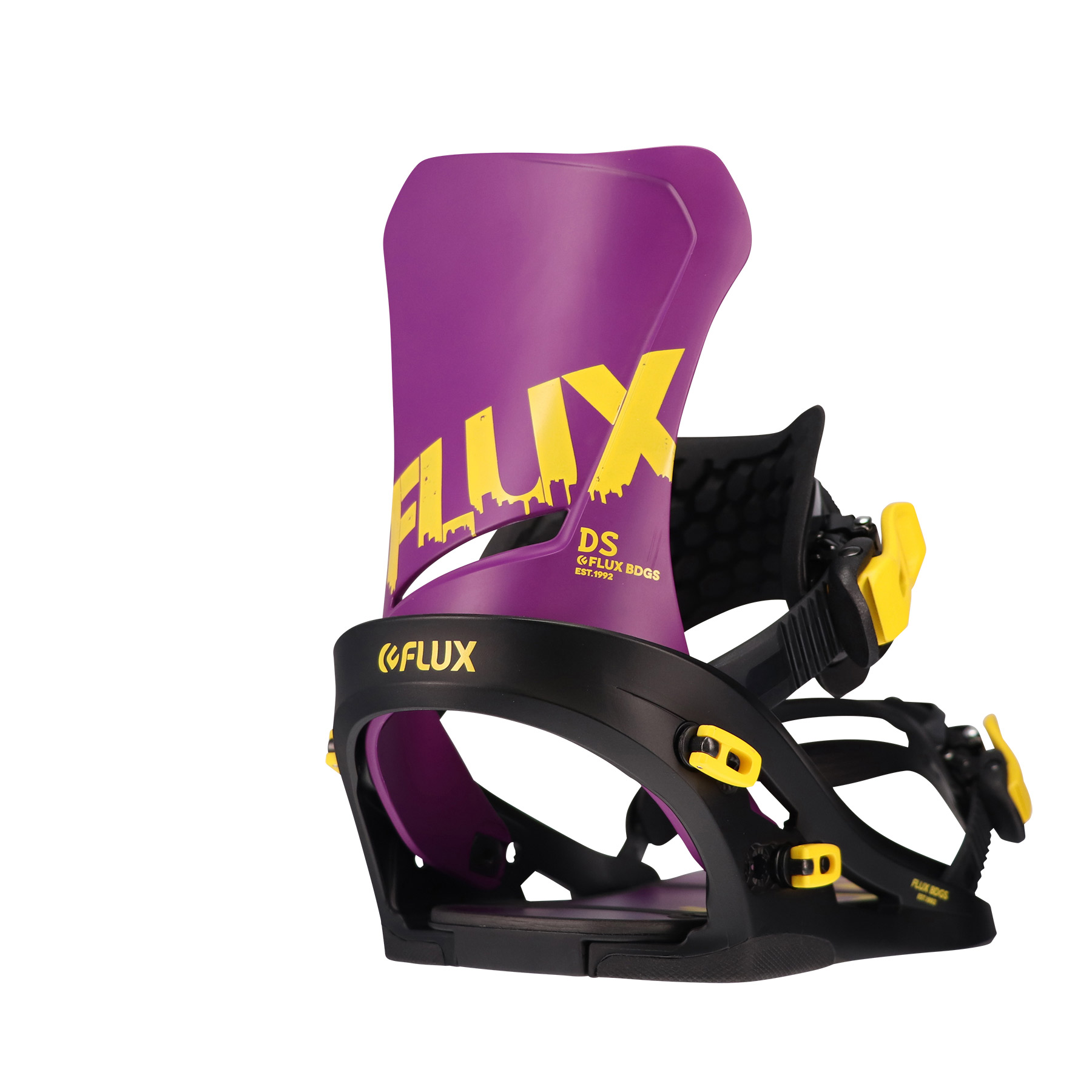 Крепления для сноуборда Flux DS Yellow/Purple 22-23 0