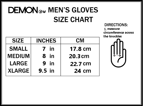 Защитные перчатки DEMON Cinch Wrisrguard Glove 1