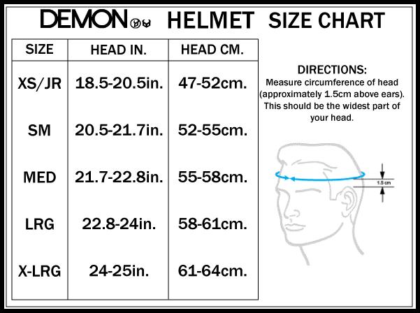 Защитный шлем DEMON Phantom Helmet w.Audio (Orange) 1