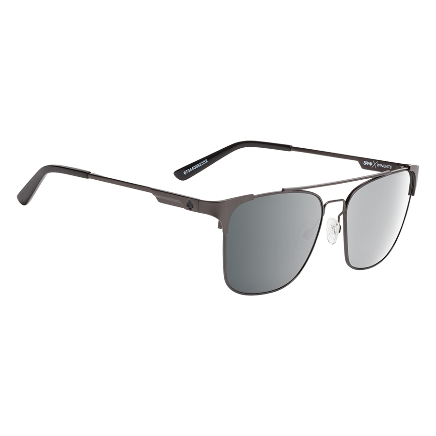 Солнцезащитные очки SPY Wingate Matte Gunmetal - Happy Gray Green W/ Silver Mirror 6